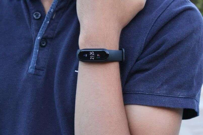 Personas que llevan la pulsera Xiaomi Mi Band