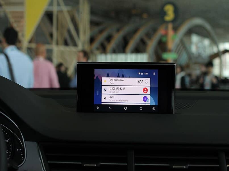 Android en la pantalla del coche