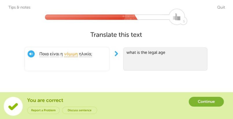 Lecciones de ruso Duolingo