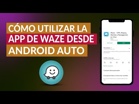Cómo usar la aplicación Waze de Android Auto: solo configure