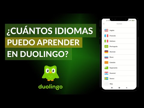 ¿Cuántos idiomas puedo aprender con Duolingo? ¿Y al mismo tiempo?