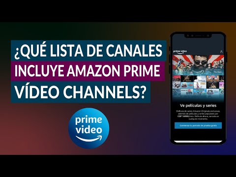 ¿Qué lista de canales contiene canales de Amazon Prime Video?  ¿Hay un canal de HBO?