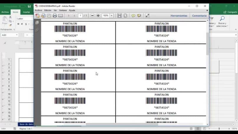 Crear código de Excel