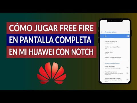 Cómo poner o jugar Free Fire en pantalla completa en smartphones Huawei con Notch