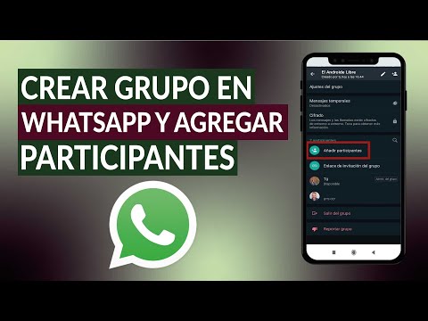 Cómo crear un grupo y agregar participantes en WhatsApp-Hablar con amigos