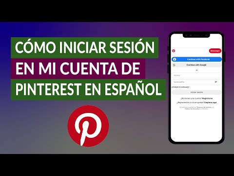 ¿Cómo accedo a mi cuenta de Pinterest o inicio sesión en español?