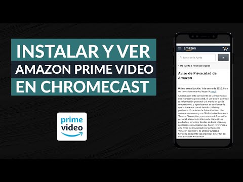 ¿Cómo instalo y veo Amazon Prime Video en mi Chromecast?