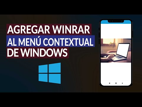 Cómo agregar WinRAR al menú contextual de Windows 10 cuando no está visible