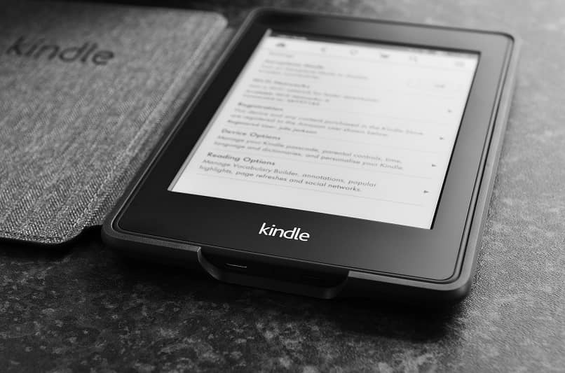 Amazon kindle funcionando