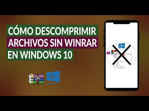 Cómo comprimir y descomprimir archivos RAR en Windows 10 sin WinRar