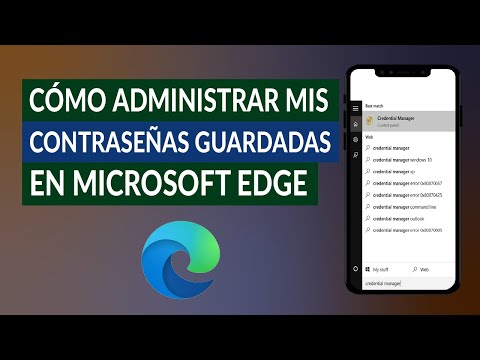 Cómo ver y administrar contraseñas guardadas en Microsoft Edge