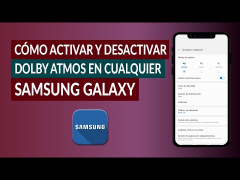 ¿Cómo habilito o deshabilito Dolby Atmos en mi teléfono inteligente Samsung Galaxy?