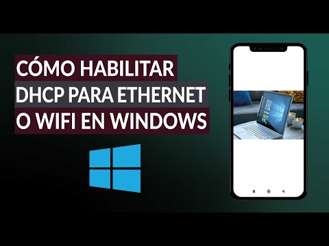 ¿Cómo habilito o habilito DHCP para Ethernet o WiFi en Windows?