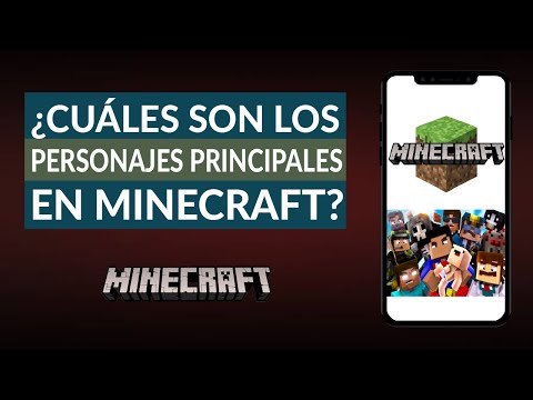 ¿Quién es el personaje principal en Minecraft? ¿Cuál es malo y cuál es bueno?
